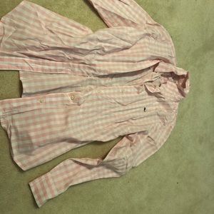 vineyard vines flannel and american eagle jeans